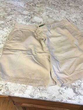 Lauren Ralph Lauren Women's Khaki Cotton Bermuda Shorts